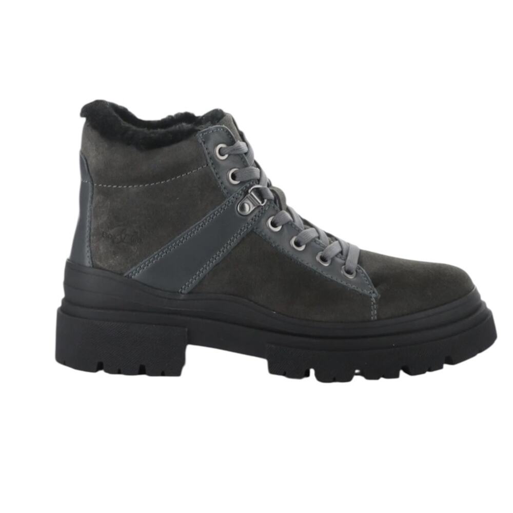 Bos. & Co River Waterproof Platform Ankle Dark Gray Boots - EU40/US9-9.5